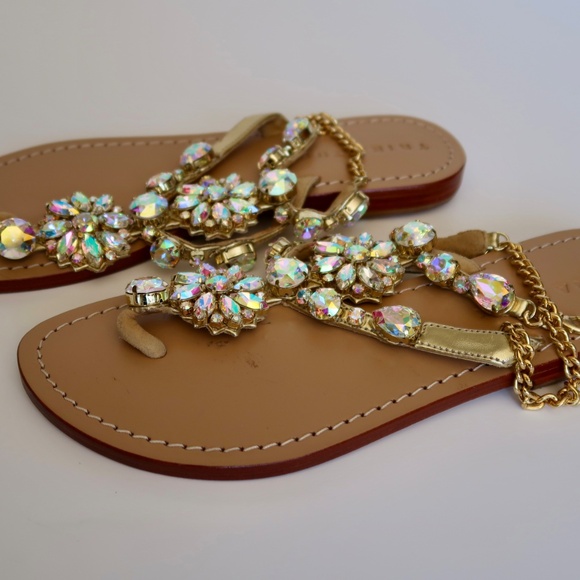 Trina Turk Iridescent Jewel Sandals - Picture 3 of 8